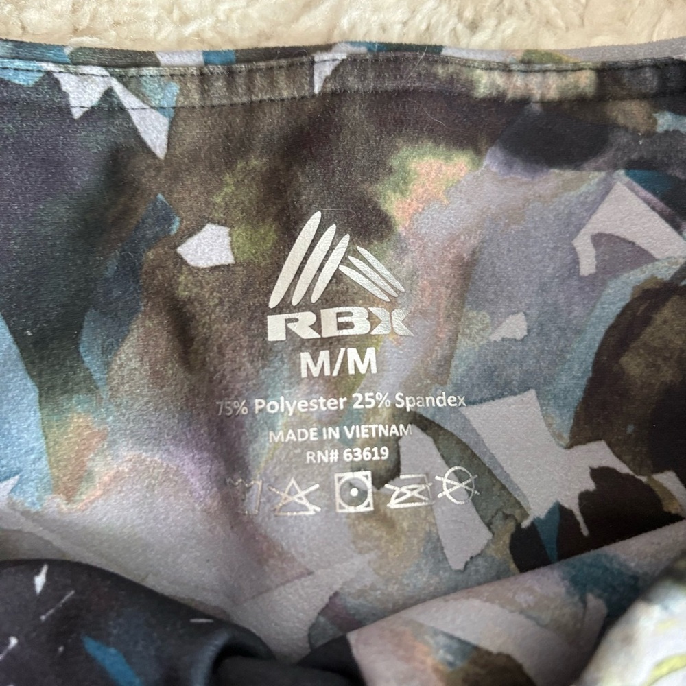 (2) RBX Multicolor Leggings Size Medium - Picture 4 of 4